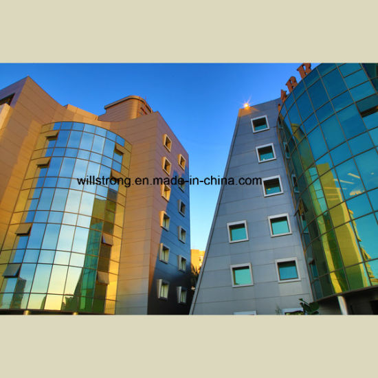 High Gloss Facade Cladding 3mm Aluminium Composite Panel Mirror Cladding For Buildings