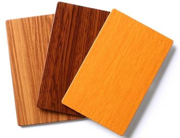 China Wood Look Paneling White PE Core ACM Panels For Decoration supplier
