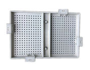 Perforated PVDF Aluminum Veneer Panel , Building Facade Design Aluminum Composite Panel