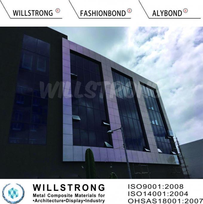 4mm Thick Aluminum Panel Curtain Wall Multi Color For Building / External Wall Cladding