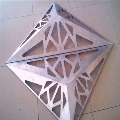 China Perforated PVDF Aluminum Veneer Panel , Building Facade Design Aluminum Composite Panel supplier