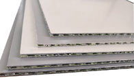 20MM Silver Honeycomb Composite Panels , Economical And Aesthetic Honeycomb Stone Panels 