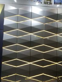 Light Weight 3D Cladding Panels With Or Without Perforated ACP / Aluminum Composite Panel