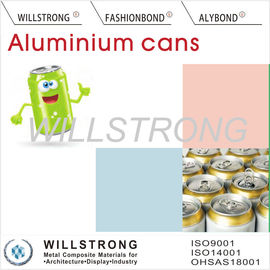 Acid Or Alkali Proof Color Coated Aluminum Coil For Beer Cans / Aluminium Colour Coated Sheet