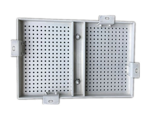 Perforated PVDF Aluminum Veneer Panel , Building Facade Design Aluminum Composite Panel supplier